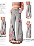 Spring Designer Wool Wide Leg Pants + Pants