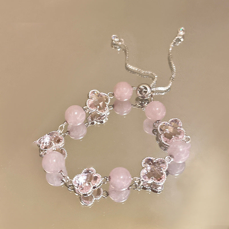 Crystal Flower Beaded Bracelet - view 8