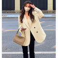 Women's Fall Korean Casual Petite Blazer 2026 - Khaki