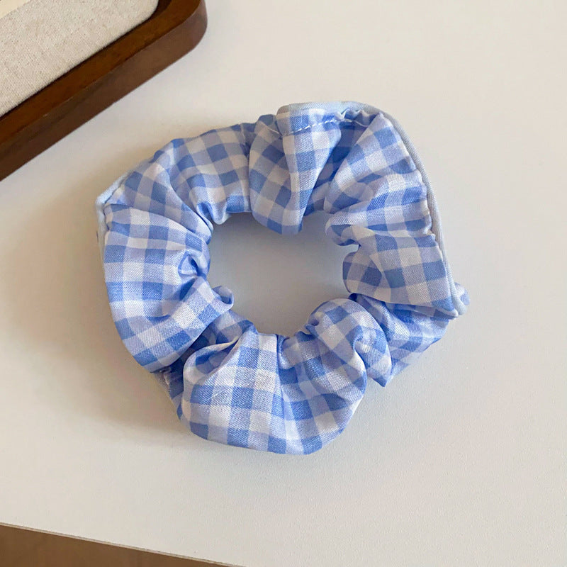 Korean Satin Polka Dot Scrunchie - view 8
