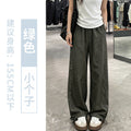 american quick-drying overalls for women 2026 summer thin loose high-waist casual wide-leg sports pa