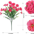 amazon imitation artificial eucalyptus morning glory flower bouquet for home courtyard garden living
