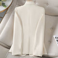 Women's Fall Korean Casual Waist-Tie Blazer + Top 2026 | Casual Blouse - Black