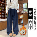Summer Slimming Relaxed Petite Tencel High Waist Drapey Loose Straight Leg Wide Leg Pants + Pants
