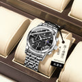 Swiss Brand Multifunction New Mens Watch Waterproof Fashionable Quartz Watch Live Export Bestseller Drop Ship