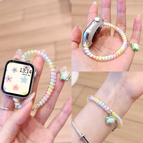 Fits Xiaomi Band 10pro Watch Band Summer New 9 / 8 Premium Hair Tie Wrist Strap watch6 / 5 Women