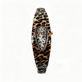 New Import Watch Men Retro Niche Teardrop Shape Leopard Personality Bangle Style Waterproof Quartz Watch Women Bestseller