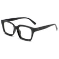 Anti-Blue Square Frame Plano Women Contrast Stud Simple Slender Stylish Glasses Frame Western Trendy Frame