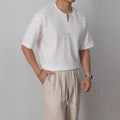 Nengmeng Old Money Henley Knit Tee