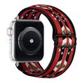 Ethnic Style Geometric Print Nylon Adjustable Apple Watch Band Fits Apple Watch iwatch11 Third Gen 10 / 987