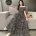Women's Bohemian Floral Elastic Dress + Skirt + Long Skirt 2026 - 1-1#