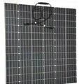 Monocrystalline silicon semi-flexible solar photovoltaic power generation panel RV vehicle charging 12V24V lead-acid lithium battery panel
