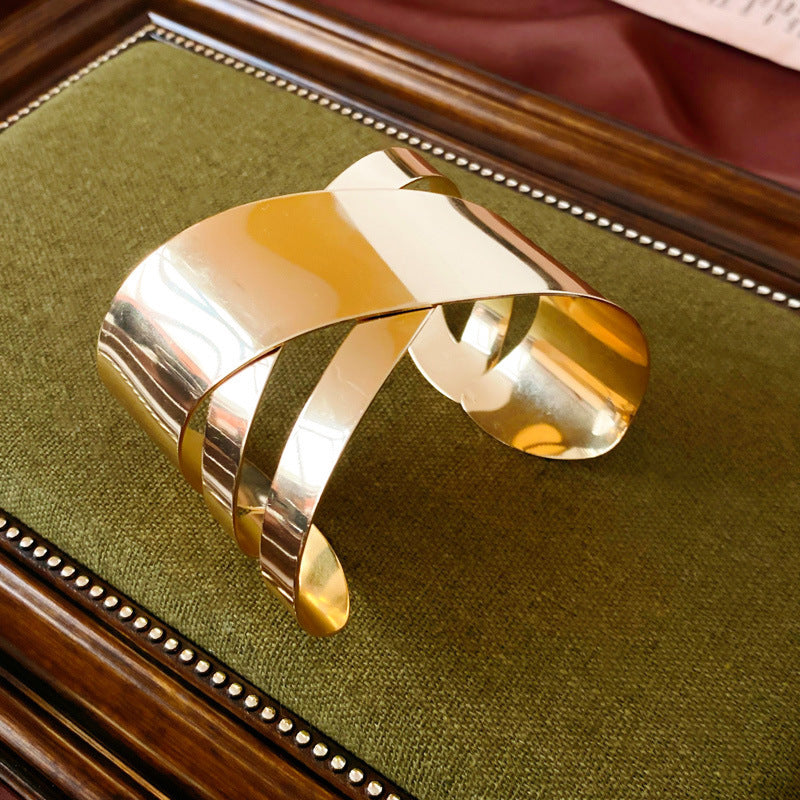 Double-Layer Openwork Cuff Bracelet - view 11