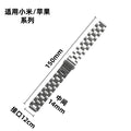 Fits Huawei Xiaomi Band GT4 Steel Band Apple Watch Band Stainless 3 Bead Solid Heart 12mm Precision Steel Band