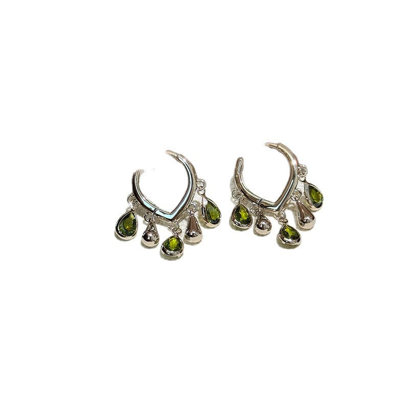 Bohemian Glass Teardrop Clip-On Earrings - view 5