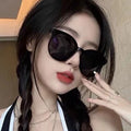 2024gm Sunglasses Driving Glasses Influencer Style Unisex Sunglasses Trendy Fashionable Cat-Eye UV-Proof Sunglasses