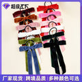 Gem Li Bestseller Retro Plush Bow Hair String Versatile Hair Tie Sweet Head Jewelry Forest Style Hair Accessory