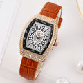 Item Time Watch Women Niche Premium Export New Frankfurt Yacht Watch Women Real Leather Quartz Ladies Watch