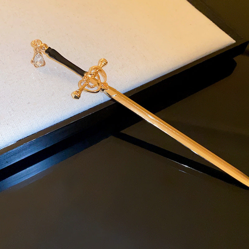 Pearl and Flower Tassel Hair Stick - view 9