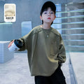 Boys' Hoodie Long Sleeve Base Layer T-Shirt