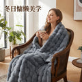 Electric Blanket Throw - Soft Fleece, Washable, Heated