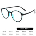 3050 Wholesale Fashionable Round TR90 Glasses Frame Super Spring Titanium Alloy Glasses Ultra-Light Comfortable Prescription Frame