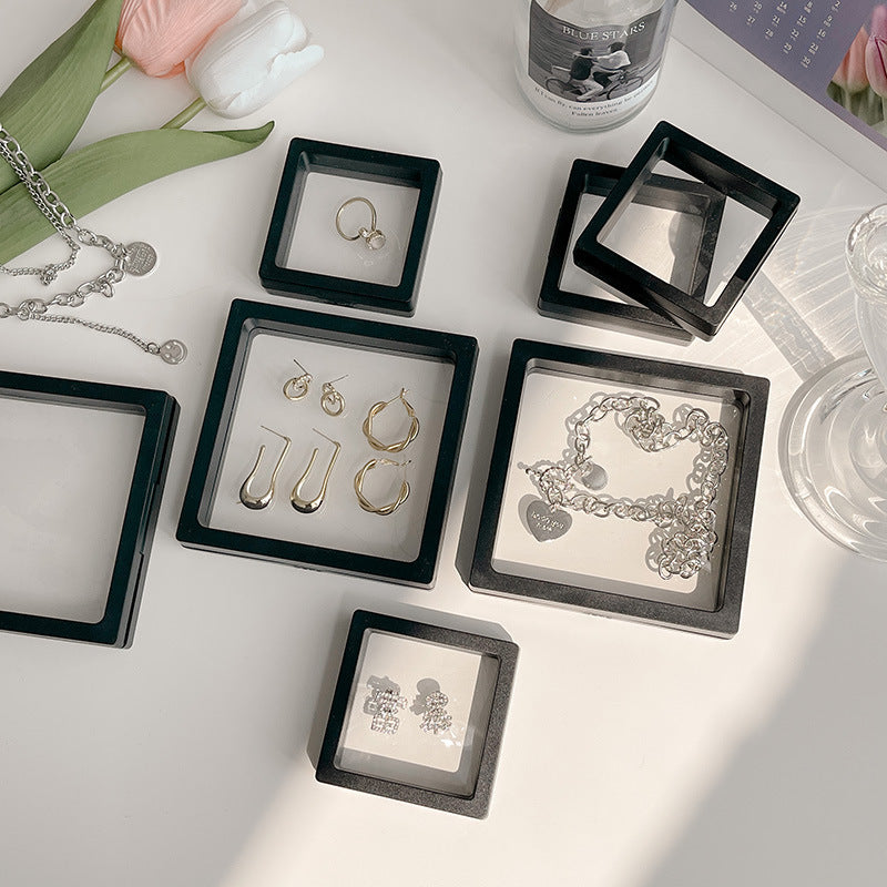 Clear Jewelry Storage Box for Earrings, Necklaces and Bracelets - view 2