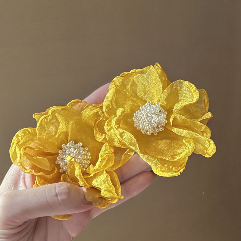 Colorful Flower Stud Earrings - view 12
