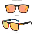 New Men Polarized Sunglasses Iridescent Lens Sports Style Sunglasses Elastic Paint PC Frame Glasses 168