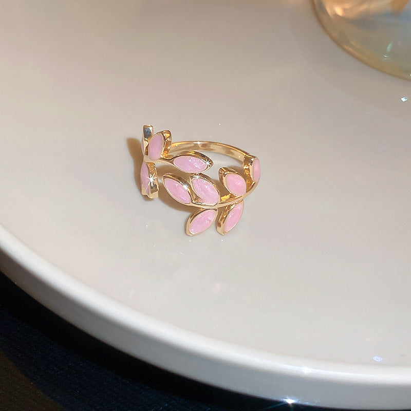Korean-Style Stretch Pearl Ring – Irregular Geometric Design - view 8