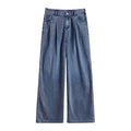 Women's Tencel Straight Wide Leg Plus Size Jeans