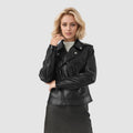Women's Fall Fashion Waist-Tie Fitted Jacket 2026 | Trendy Jacket - Black