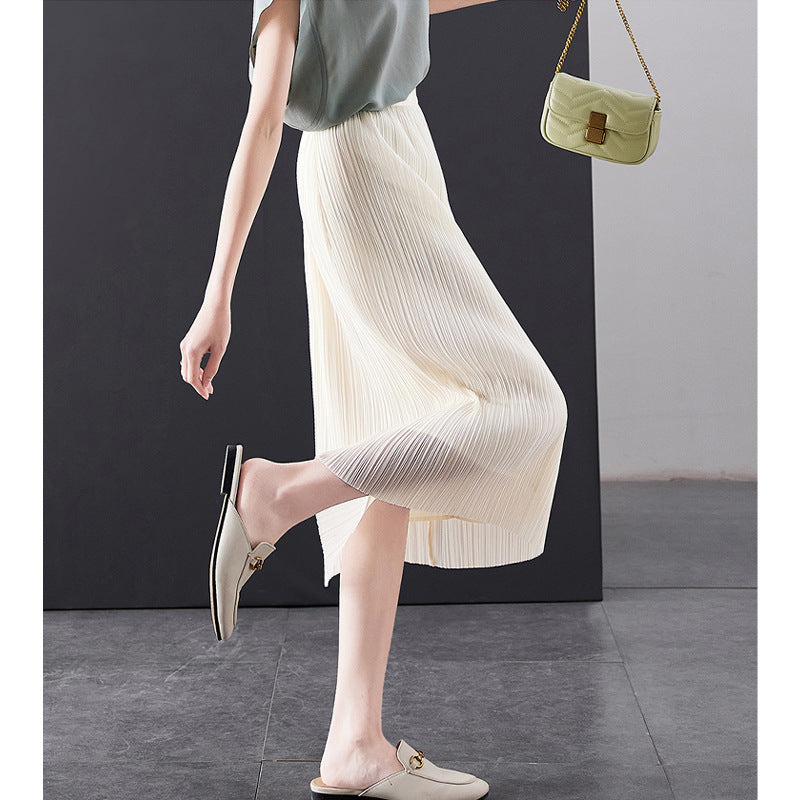 Summer Fashion Elegant High Waist Straight Leg Skirt