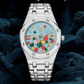 Cross-Border Hit Trendy Play Bubble Candy Watch Unisex Steel Band Casual Premium Glow Waterproof Watch Drop Ship