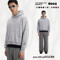 ARTIE Men's Streetwear Boxy Fleece-Lined Hoodie