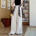 Summer Casual Fashion High Waist Drapey Loose Wide Leg Pants