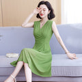 Black Mesh Sleeveless Dress, Petite Slimming 2026