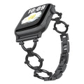 Fits apple watch Tweed Style Q Type Apple Band Can Self Removal Metal Apple Band