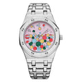 Cross-Border Hit Trendy Play Bubble Candy Watch Unisex Steel Band Casual Premium Glow Waterproof Watch Drop Ship