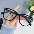 Stud Frame Prescription Frame Anti-Blue Plano Bare-Face Tool Slender Versatile Unisex Student Glasses Prescription Sunglasses