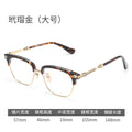Big Frame 57 Shenzhen Pure Titanium Frame Fashionable Trendy Browline Frame Retro Handmade Big Frame Big Face Prescription Glasses Men