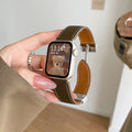For iwatchs10 Band New s11 Real Leather Watch Band s9 Apple s8 Watch s7 Girls Premium Niche
