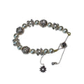Cyan Island French New Ball Shape Crystal Pearl Spliced Necklace Beaded Bracelet Premium Elegant Light Luxury Set