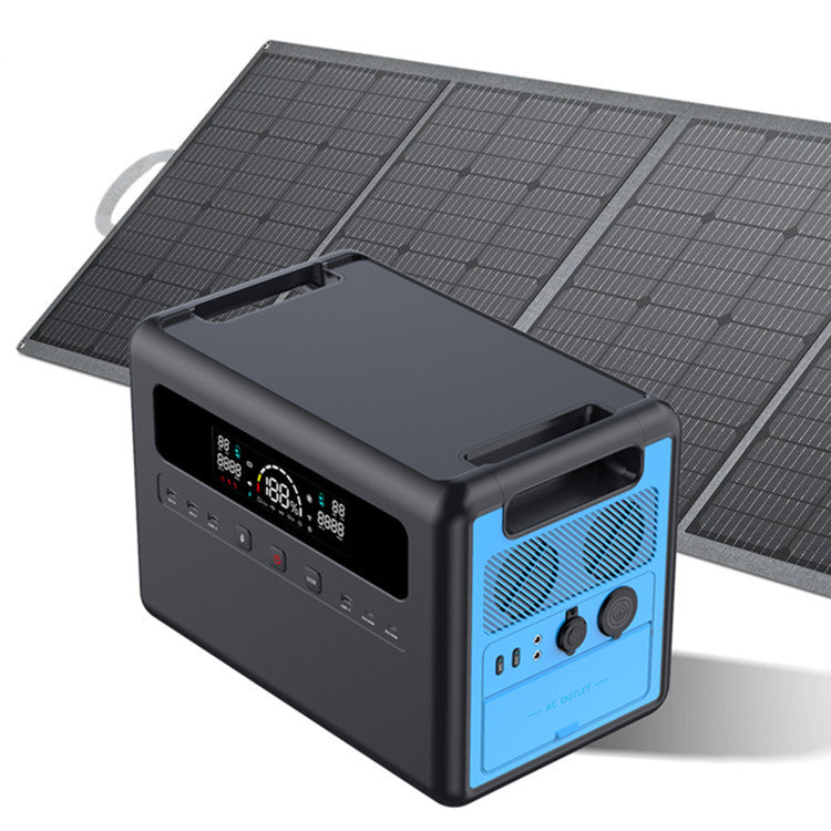 2KW 2400W bidirectional inverter fast charging energy storage power supply 220V/110V lithium iron phosphate battery outdoor power supply