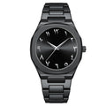 Export Overseas Mens Watch Arabian Dial Alloy Steel Band Premium Waterproof Quartz Watch Factory Direct