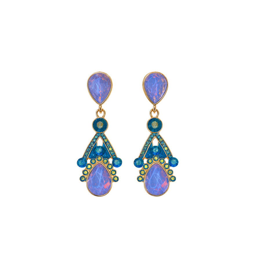 Sparkling Teardrop Pendant Jewelry Set - view 5