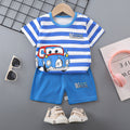 Women's Summer Cotton Short Sleeve Set 2026 | 2 Piece Outfit Set - Orange