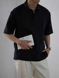Men's Summer Linen Breathable Loose Fit Draped Short Sleeve Shirt - Cooling Comfort