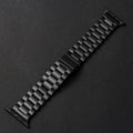 Fits Apple watch Band Stainless 3 Bead Fashionable Metal Apple Band