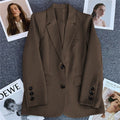Fall Casual Elegant Petite Blazer + Top